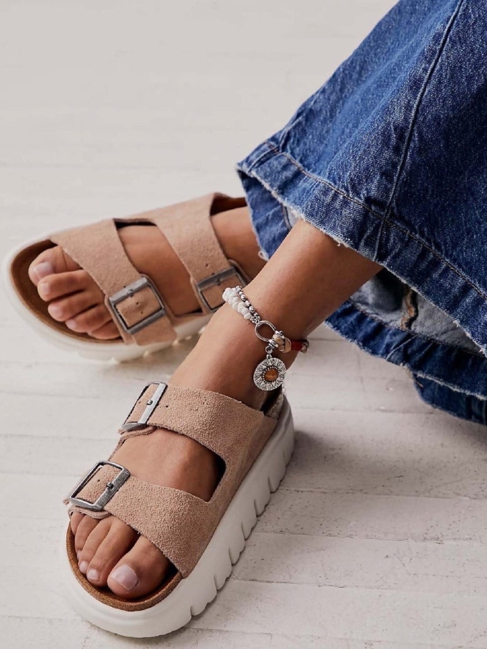 NWT BIRKENSTOCK ARIZONA CHUNKY PLATFORM SANDALS